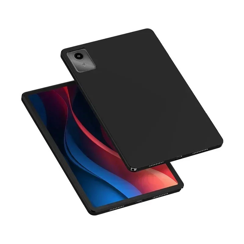 حافظة لهاتف Xiaoxin Pad 2024 مقاس 11 بوصة حافظة ظهر للكمبيوتر اللوحي غطاء ناعم لهاتف Lenovo Tab M11 Xiaoxin Pad 2024 TB330FU TB331FC حافظة من السيليكون