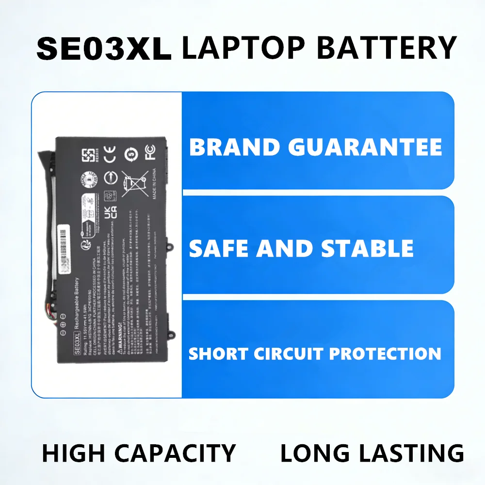 SE03XL Battery For HP Pavilion 14‑AL000 14‑AV000 Series TPN‑Q171