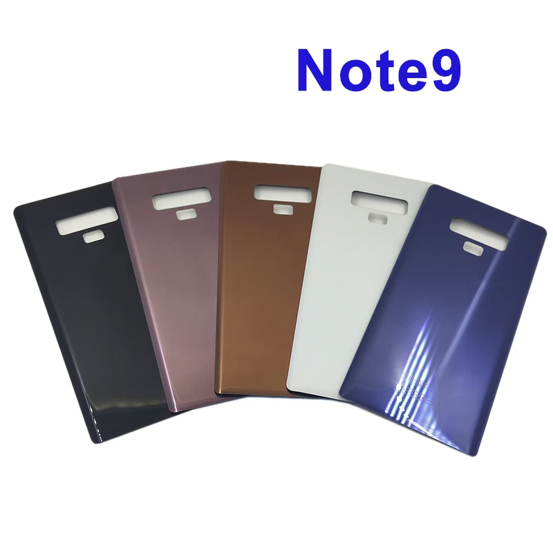 Housing Cover For Samsung Galaxy Note9 note 9 Glass Panel Battery Back Case Door Rear Shell Replacement With Adhesive Sticker