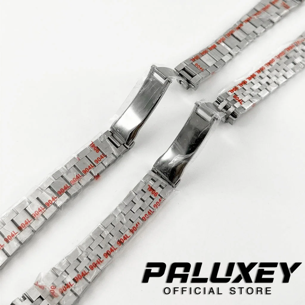 Высококачественный 17 мм 904L президентский браслет для часов, однотонный браслет из нержавеющей стали для 31 мм NH05 NH06 чехол