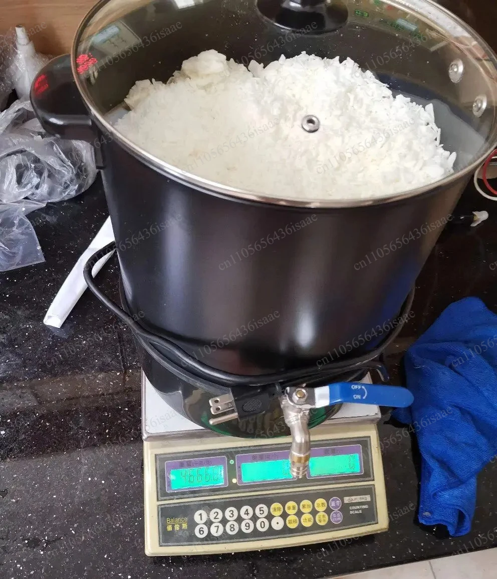 4L Non-Stick Black Candle Wax Melter for Candle Making