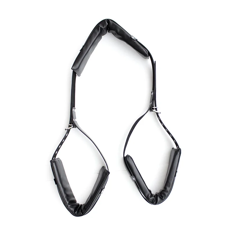 อุปกรณ์ BDSM สำหรับพันธนาการ ข้อมือและข้อเท้าแบบปรับได้ ที่รัดขาเปิด ของเล่นทางเพศสำหรับผู้หญิง คู่รัก เกมสำหรับผู้ใหญ่ ไม่มีเครื่องสั่น