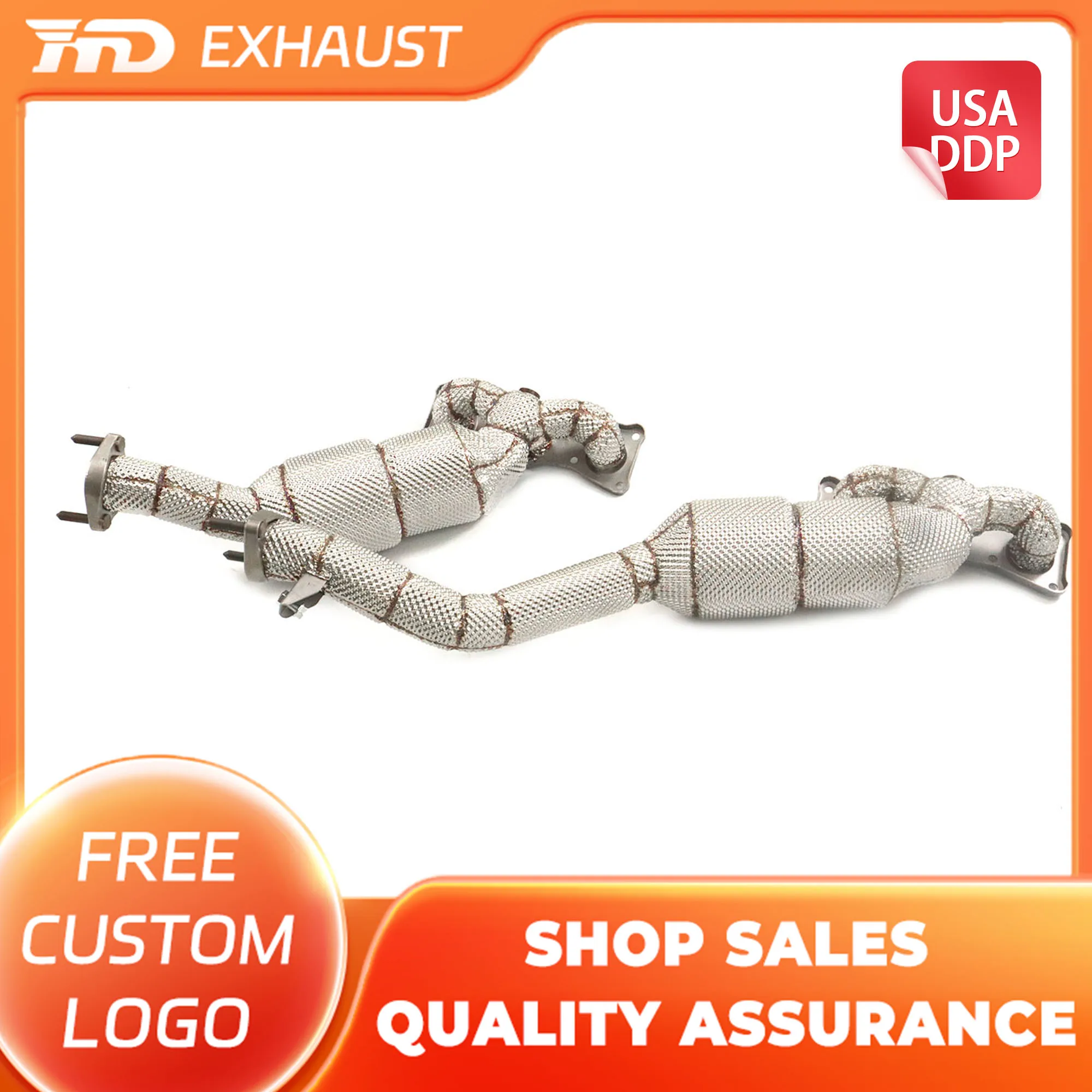 

HMD Exclusive customization SS304 Exhaust Manifold for BMW 5 Series 523i F10 N52 2003+ Exhaust Header Exhaust System