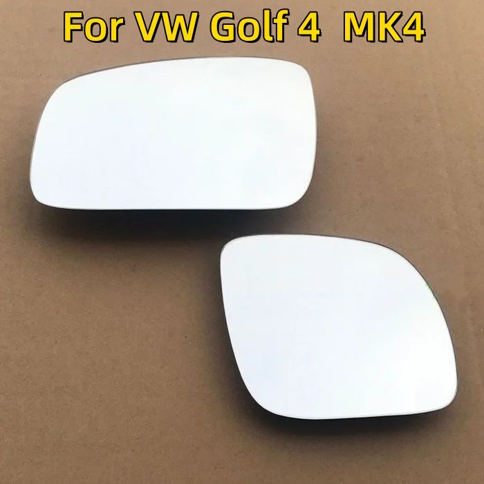 Car Left/Right Side Heated Mirror Glass for VW Golf 4 MK4 2002-2012 Car high quality Convex Heated Side Mirror Glass lens