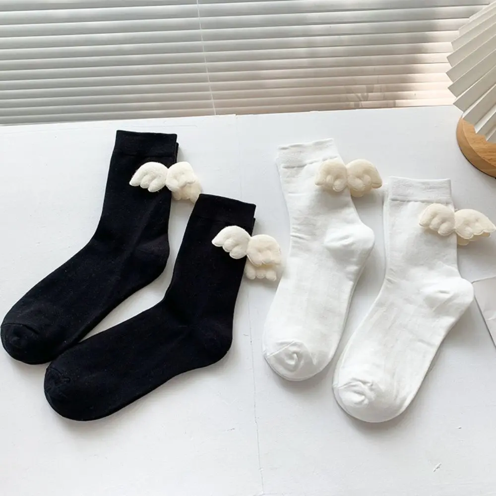 Breathable Middle Tube Socks Polyester Cotton Long Socks High Quality Knitted Stocking for Girls Women