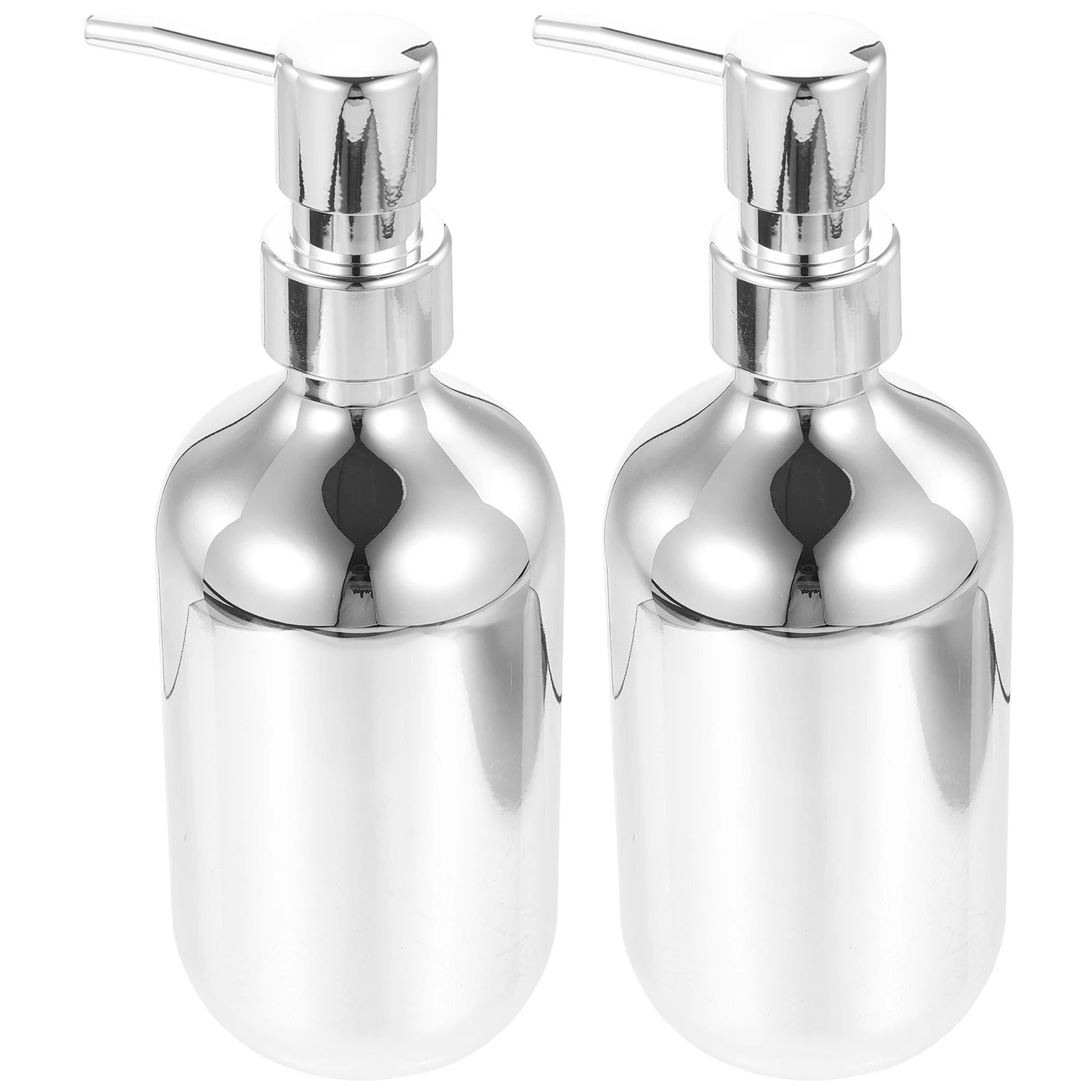 

2pcs Pump Bottle Shampoo Container Soap For Home Bathroom Kitchen Reusable Shampoo Bottle With Press Pump Refillable Soap