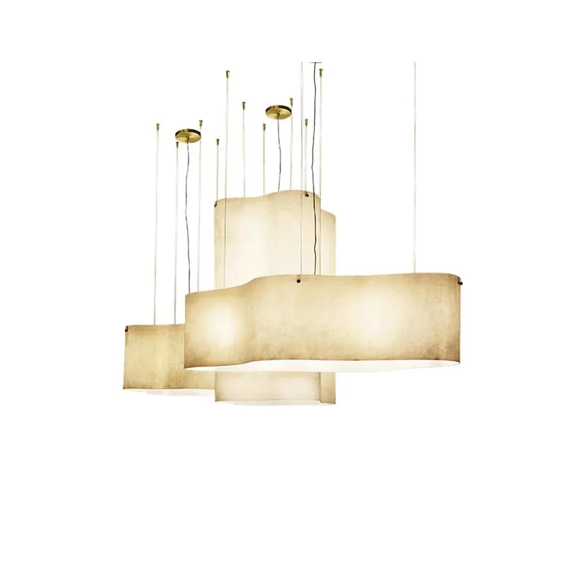 

Designer, restaurant chandelier, wabi-sabi wind, hotel lobby, box, clubhouse, hotel, exhibition hall, design decorative lamp