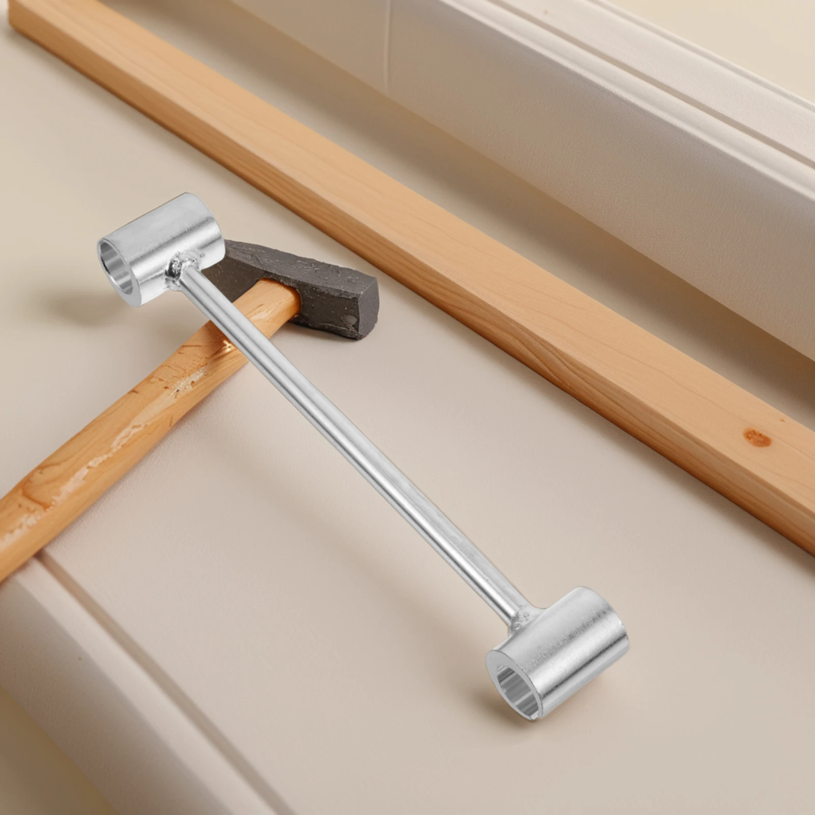 

Professional Door Adjustment Tool Steel Hinge Gap Wrench Durable Adjustable Bender For Residential Door Alignment Lightweight