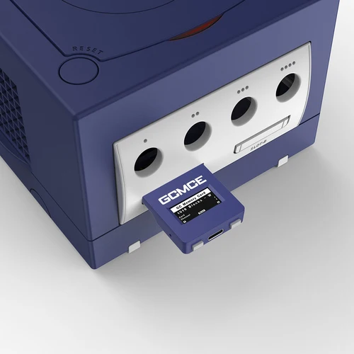 Imagen 2 del producto Juego Bitfunx salva tarjeta de memoria GCMCE FlipperMCE con pantalla OLED para consola de juegos Nintendo GameCube Wii RVL001