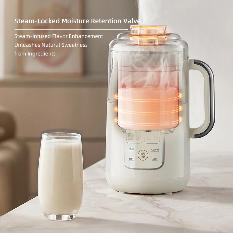 Machine à lait de soja, brise-mur, mélangeur alimentaire Intelligent automatique, presse-fruits autonettoyant à une touche, mélangeur de pâte de riz