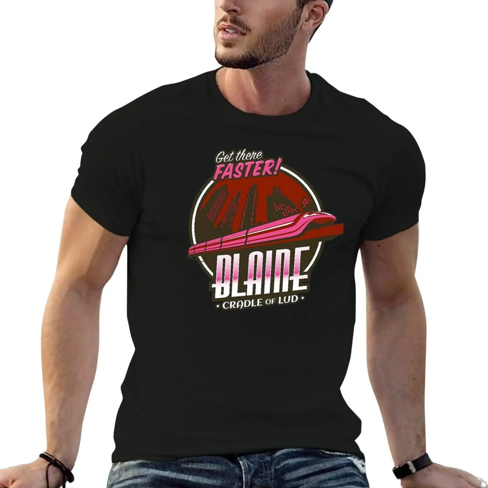 

Blaine is a Pain T-Shirt cotton tshirt 100% t shirt custom print black cotton t-shirt plain for man package T-shirt
