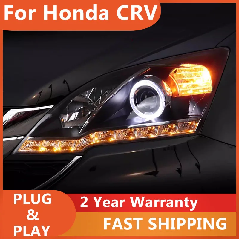 

Car Accessories for Honda CRV Headlights 2007-2011 CRV Head Lamp DRL Turn Signal Low High Beam Projector Lens