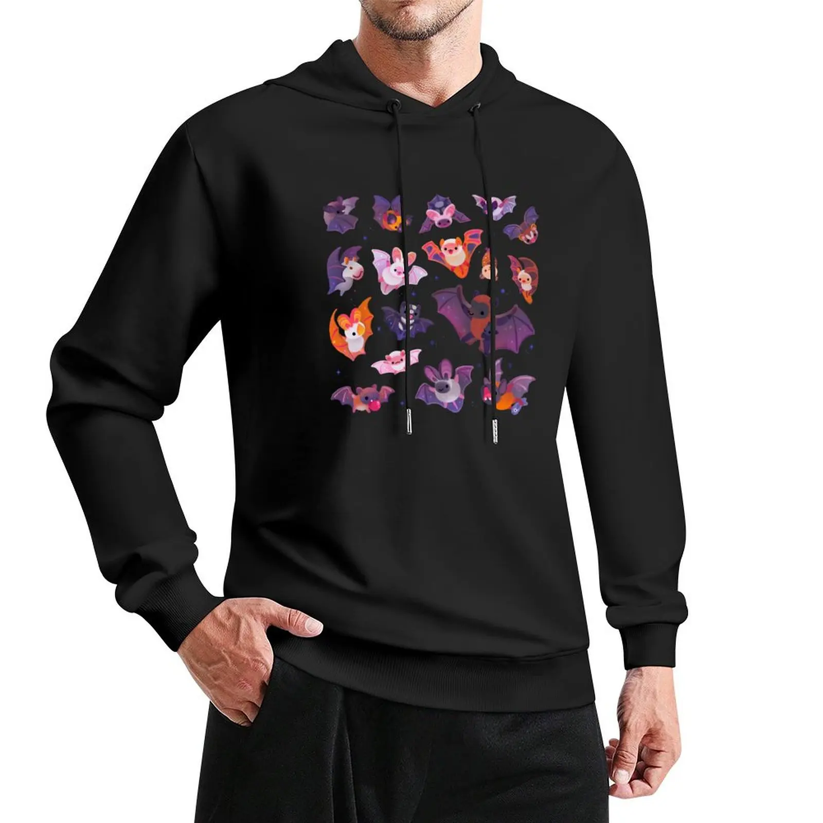 Bat - dark Pullover Hoodie fashion men graphic t shirts men mens clothes pullover