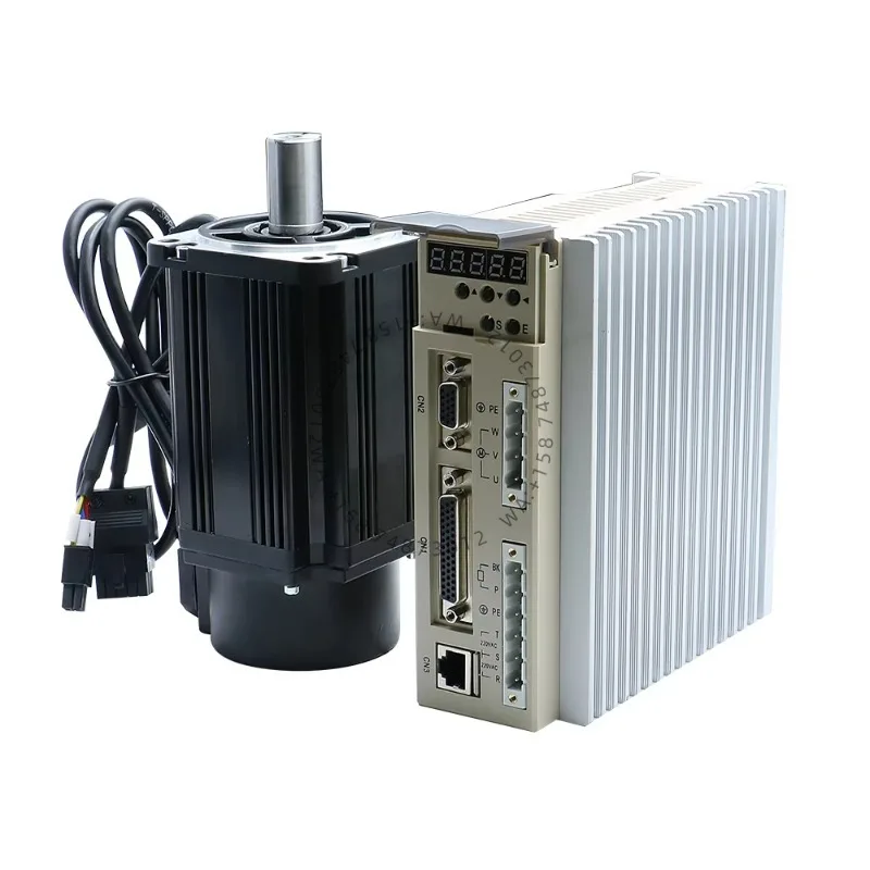 T3L RS485 2.39Nm 3A 3000RMP 80ST-M02430 Servo Kit 220V 750W AC Servo Motor e Unidade Com Codificador Óptico 2500PPR