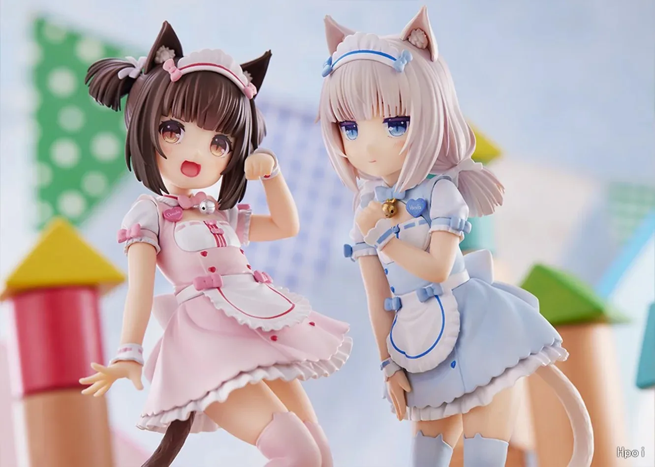 18CM Anime NEKOPARA Figur Chocola Und Vanille Nette Stand Animation Modell Spielzeug Geschenke Sammlung Dekoration Ornamente PVC – Detail 2