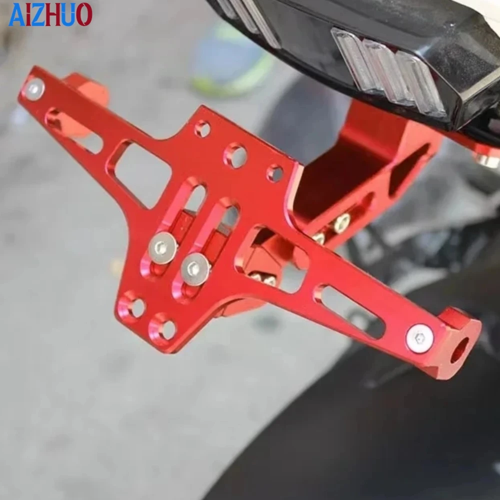 

FOR Honda VFR800/F Fi/W1/X Crossrunner VTEC VFR 1200X / 1200F VFR Adjustable Motorcycle Modified Rear License Plate Mount Holder