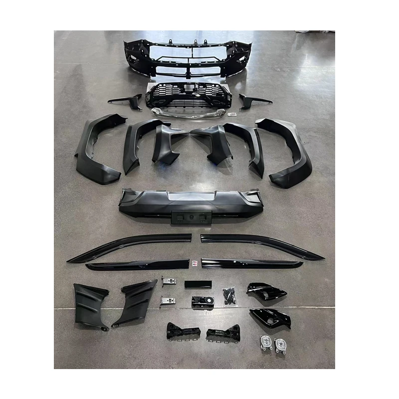 auto parts body kits for Toyota Hilux Revo Rocco 2016-2020 upgrade to 2023 hilux gr GR sport kit