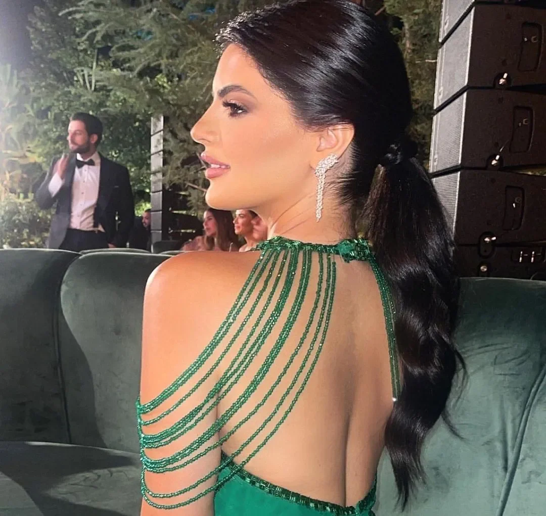 Yipeisha Arabia Luxury Evening Dresses Feathers Backless Green Prom  Beads Ankle-length Customizable فساتين مناسبة رسمية