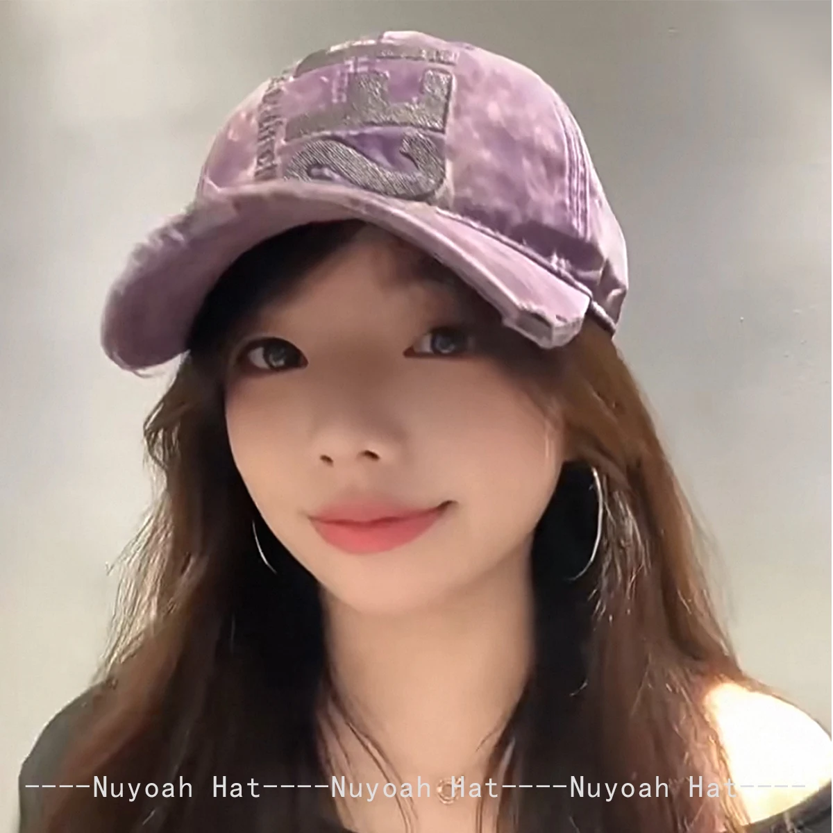 Nuevas Gorras de Béisbol con Letras DIFSFL Bordadas Bandhnu para Hombre y Mujer, Visera Versátil, Estilo Desgastado, a la Moda
