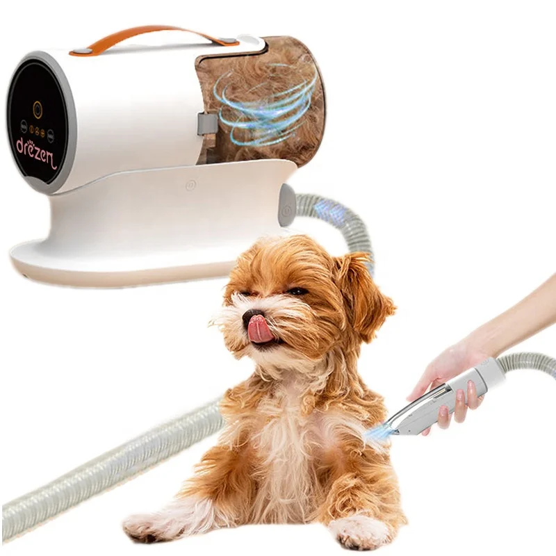 

Factory Hot Sale Hair Groomer Clippers Professional Dog Vacuum Kit Cat Friendly Pet Grooming Shaver With Dryer Vaccum Cleaner