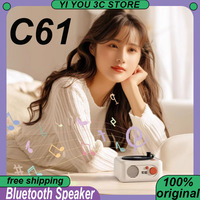 SOAIY C61 Bluetooth Speaker Wireless Mini Portable Speaker Outdoor Subwoofer High Quality Home Use USB Bluetooth AUX TF