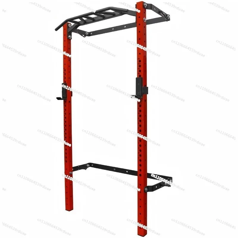 

Folding Squat Rack Home Fitness Rack Bench Press Weightlifting Comprehensive Strength Trainer Glider Gantry Rack
