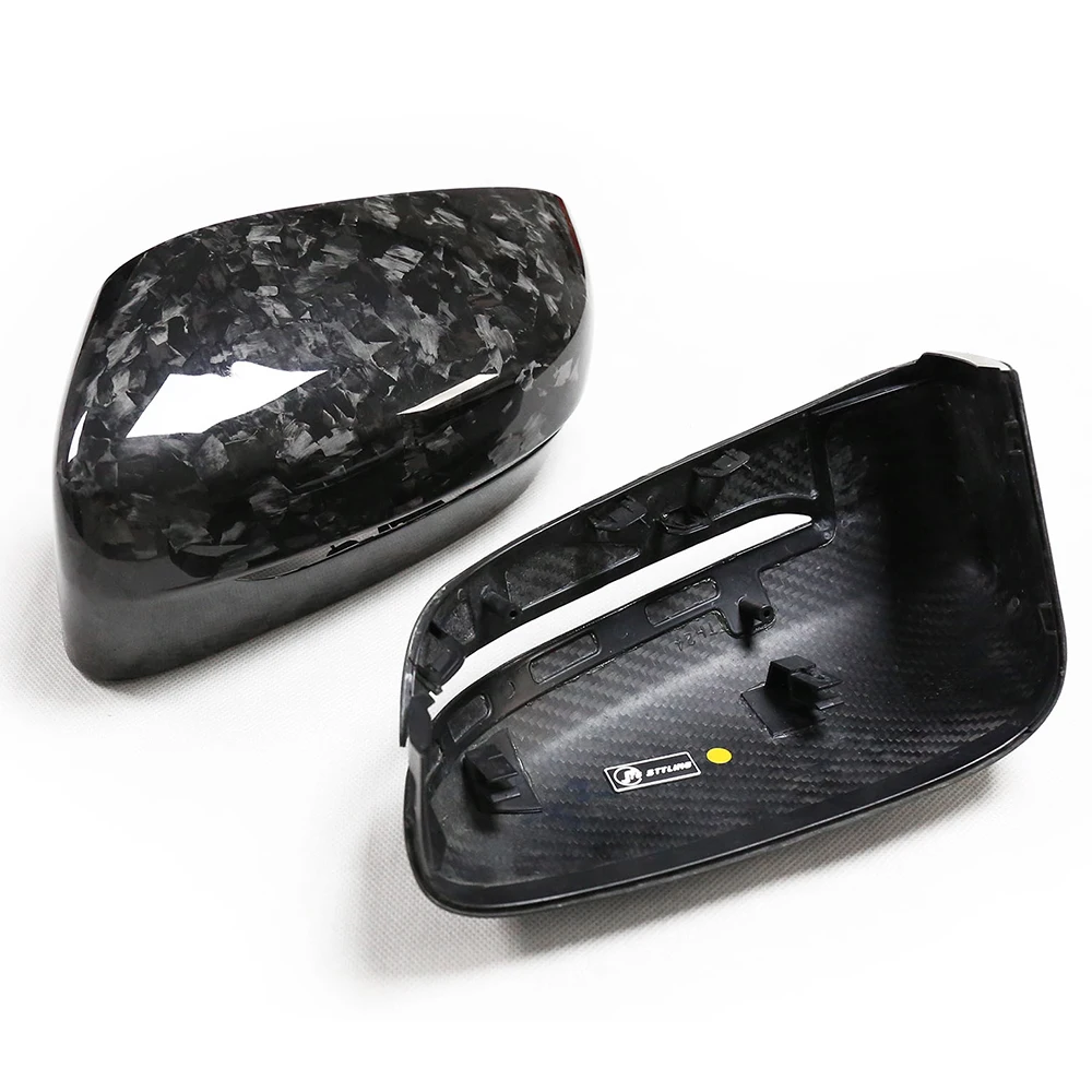 

Forged Dry Carbon Mirrors Replace for BMW G20 G21 G22 G30 G32 Crushed Carbon Fiber Mirror Covers Exterior Side Mirrorcaps
