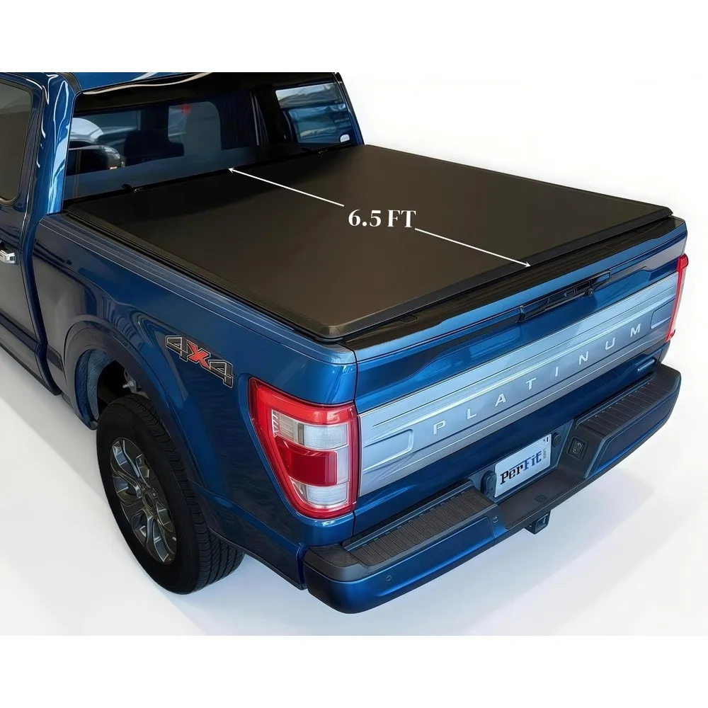 Soft Roll Up Tonneau Cover for 2004 14 F150 / 2006 14 Mark LT 6.5ft Bed