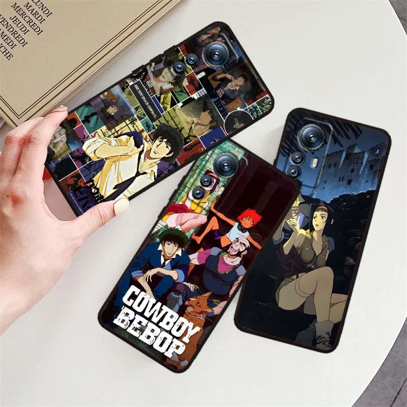 

Cartooon C-Cowboys B-bebops Phone Case For Xiaomi Mi 15 14 13 13T 12 12T 12S 11 11i 11T Pro Ultra Lite 5G Black Soft Cover