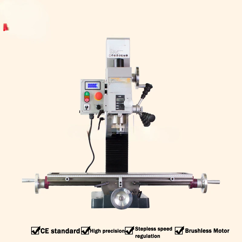 1PC Multifunction Drilling And Milling Machine WMD25V DC Brushless Motor Industrial Desktop High Speed Drill And Mill Machine