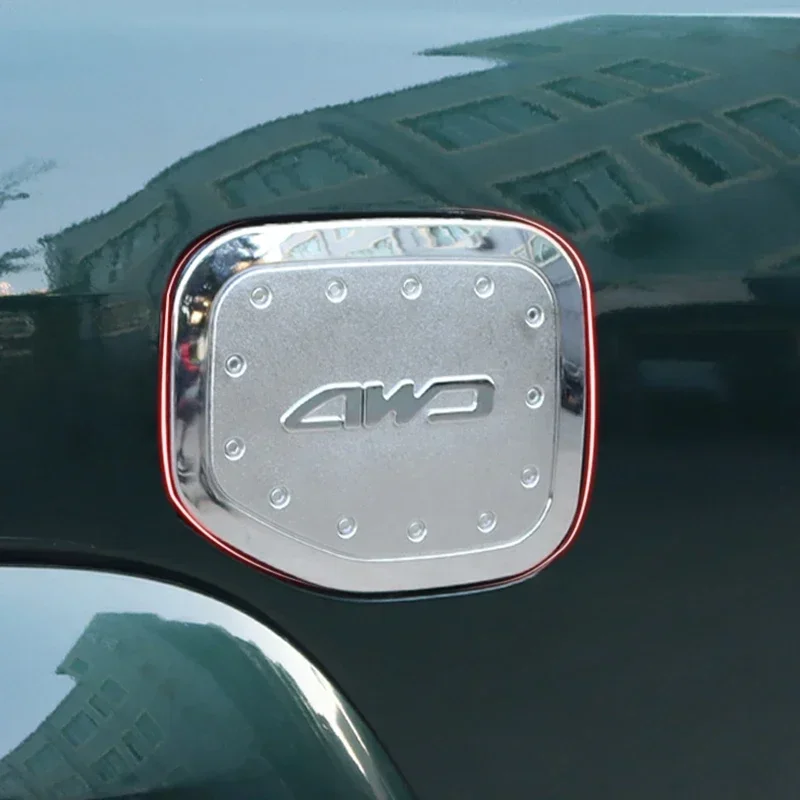 For Toyota Land Cruiser 120 Prado FJ120 2003 2004 2005 2006 2007 2008 2009 Chrome Fuel Tank Cover Car-styling Tuning Accessory