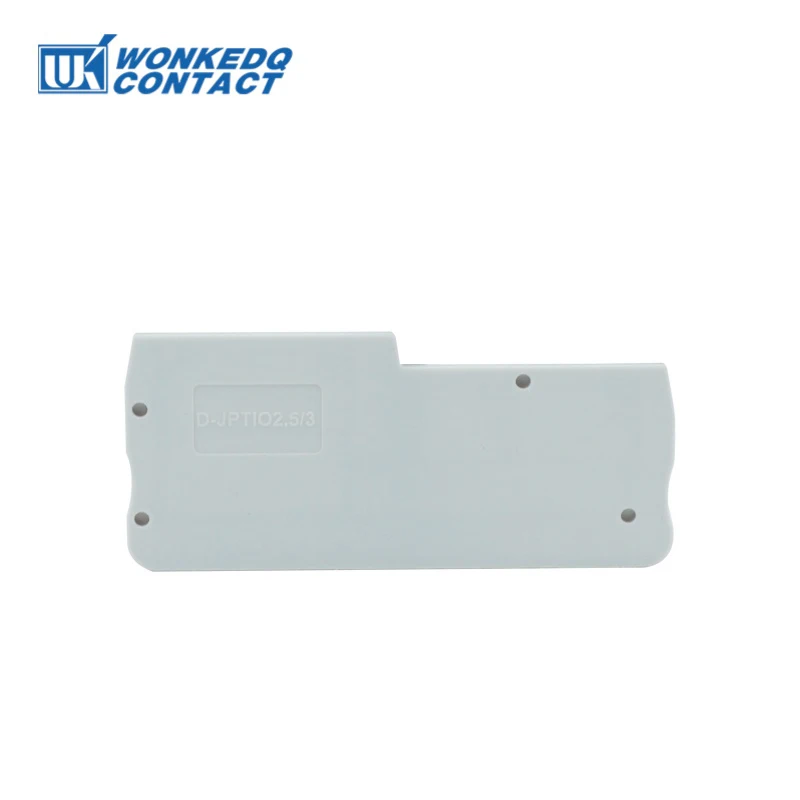1Pc D-PTIO2.5/3 End Cover Plate For PTIO1.5/S/3 PTIO-IN2.5/3 Sensor/actuator Terminal Block Accessories Separate Board PTIO 2.5
