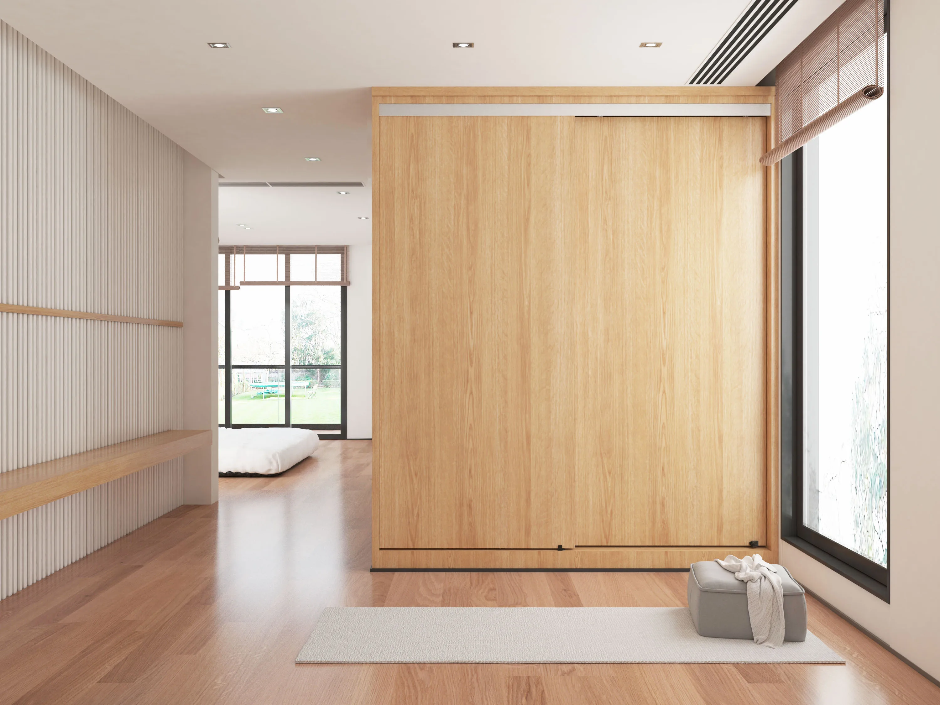 الداخلية الساخن بيع 3-عجلات شماعات تجاوز خزانة الباب الأجهزة عدة باب خزانة الملابس لغرفة النوم #3