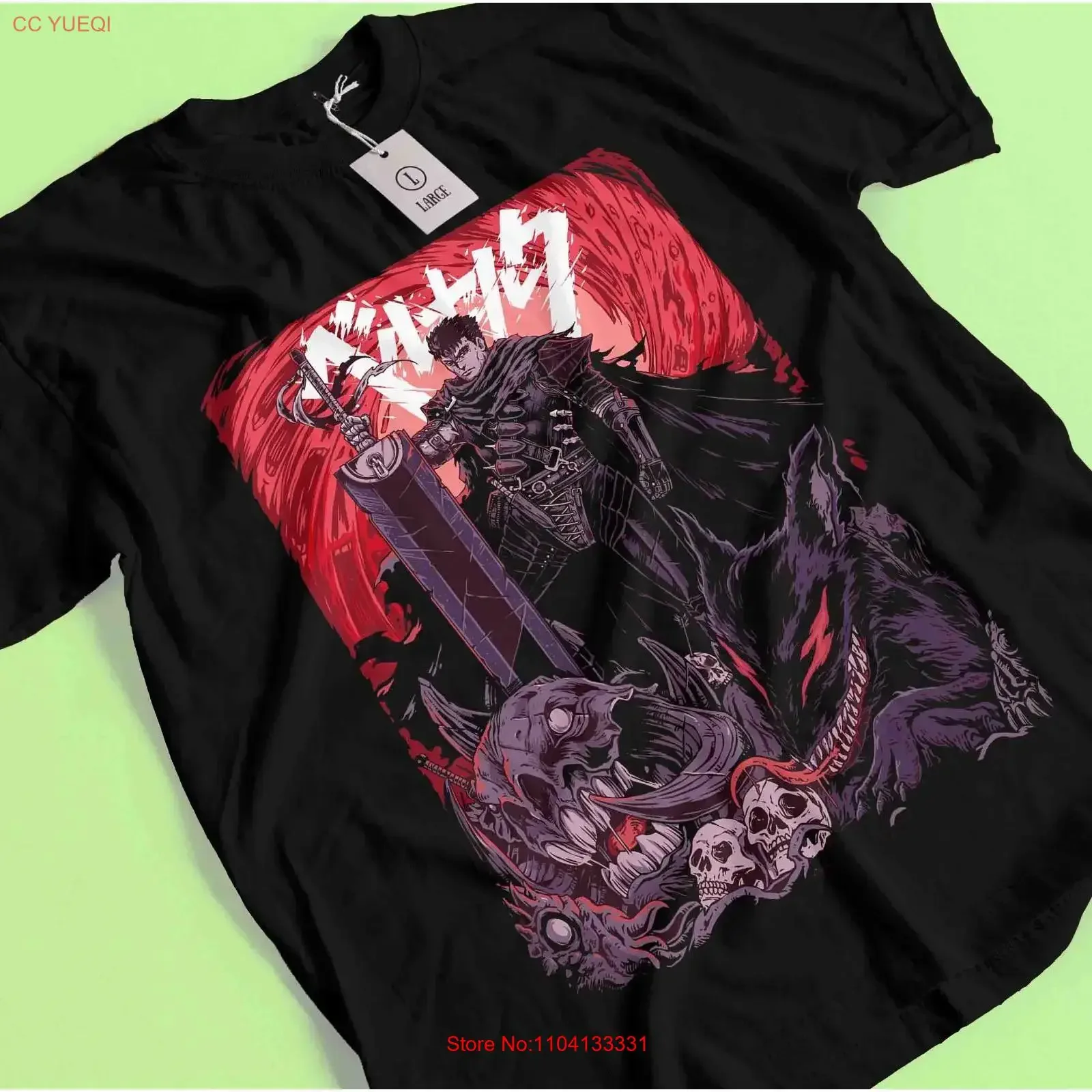 Berserk T Shirt Japanese Anime Guts Manga Casca vintage Washed Soft Comfortable Top For Everyday Wear Stylish Breathable Casual