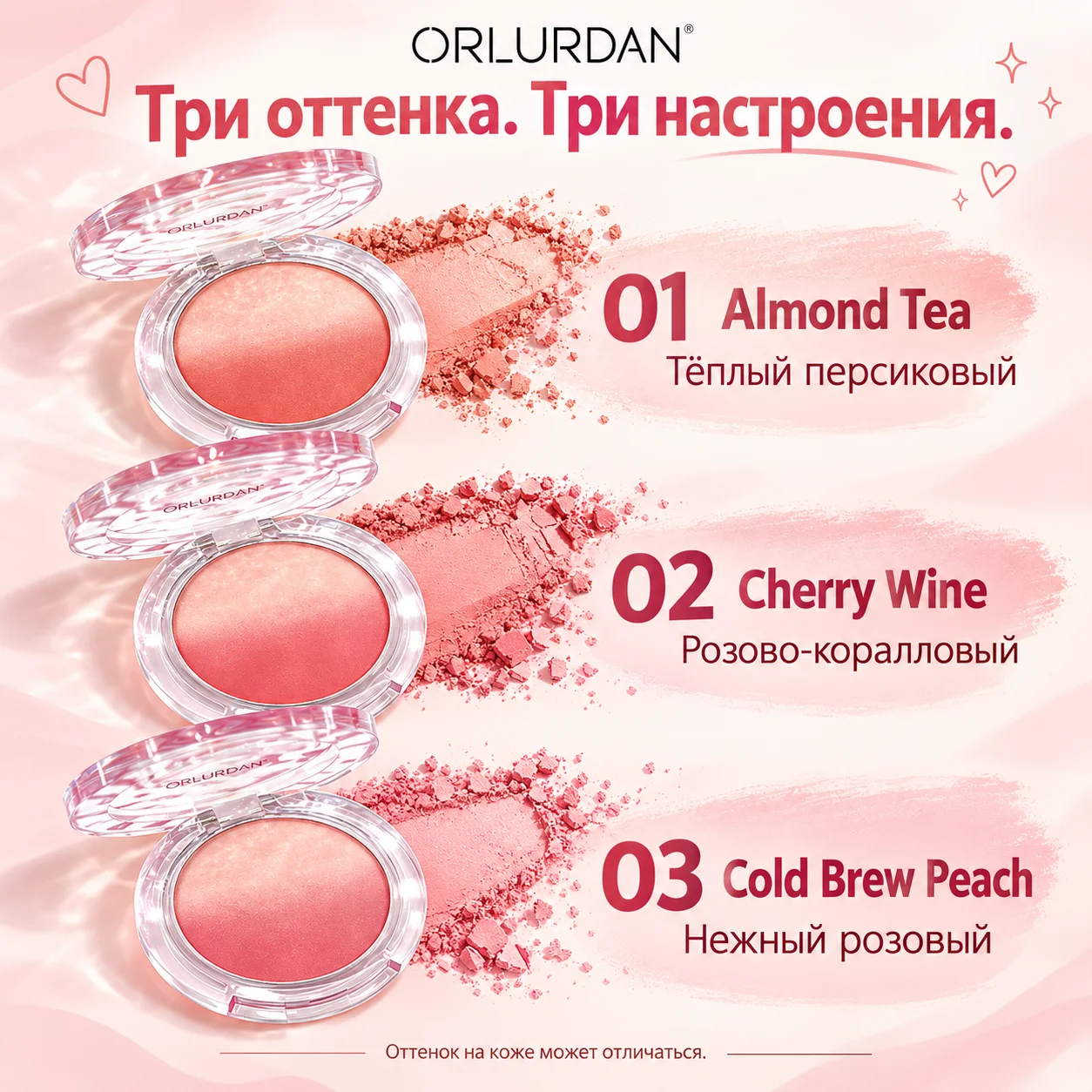 Dual-Tone Blush, Contour & Highlighter 7g
