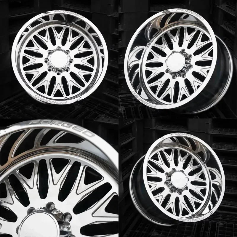 Ruedas Forjadas i Lsgzl Super Single de Aleación Personalizada 6x139.7 8x180 para Camioneta Chevy Silverado F250, 24x14 26x16