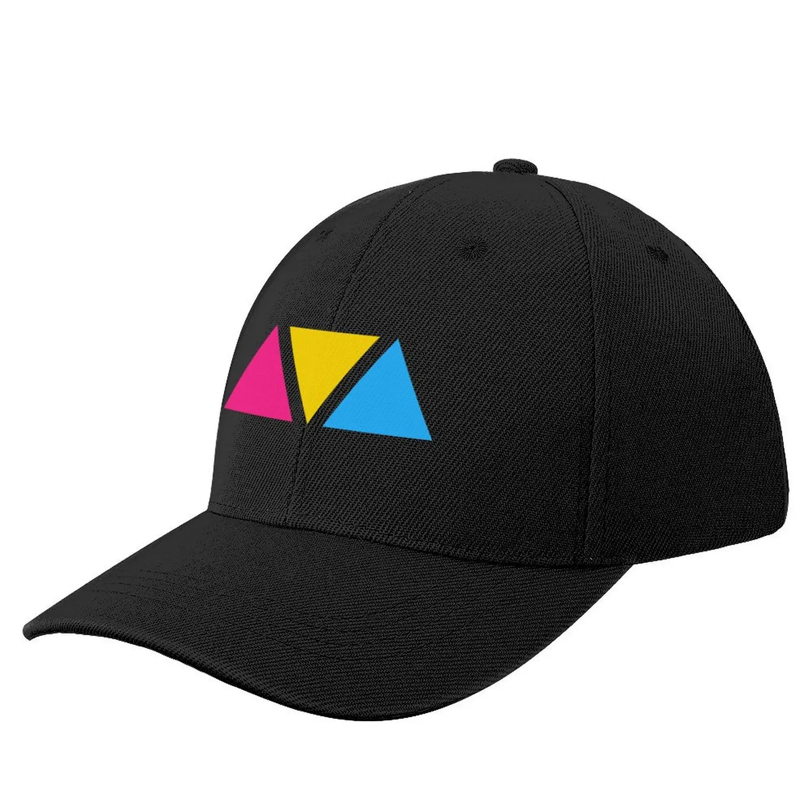 Triangles. Pansexual Pride Flag. Subtle Pansexual Pride Baseball Cap Rugby Ball Cap Rave Horse Hat Caps Women Men's