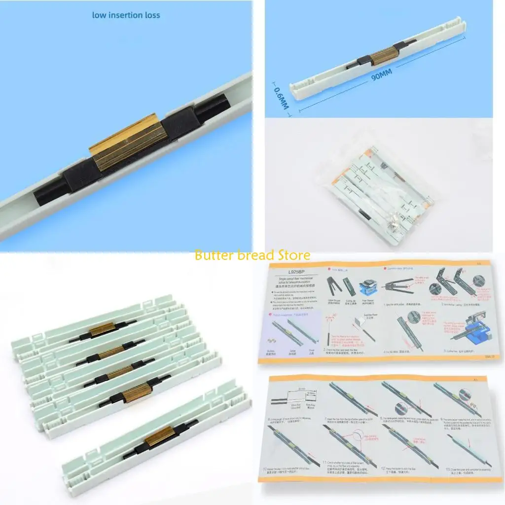 

W89C Высокостабильное оптоволоконное механическое соединение FTTH Быстрые разъемы Адаптер для холодного соединения волокна FTTH