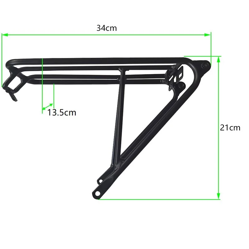 Litepro For Brompton Folding Bike Standard Rear Racks Aluminum Alloy Bicycle Luggage Carrier Rear Cargo Rack