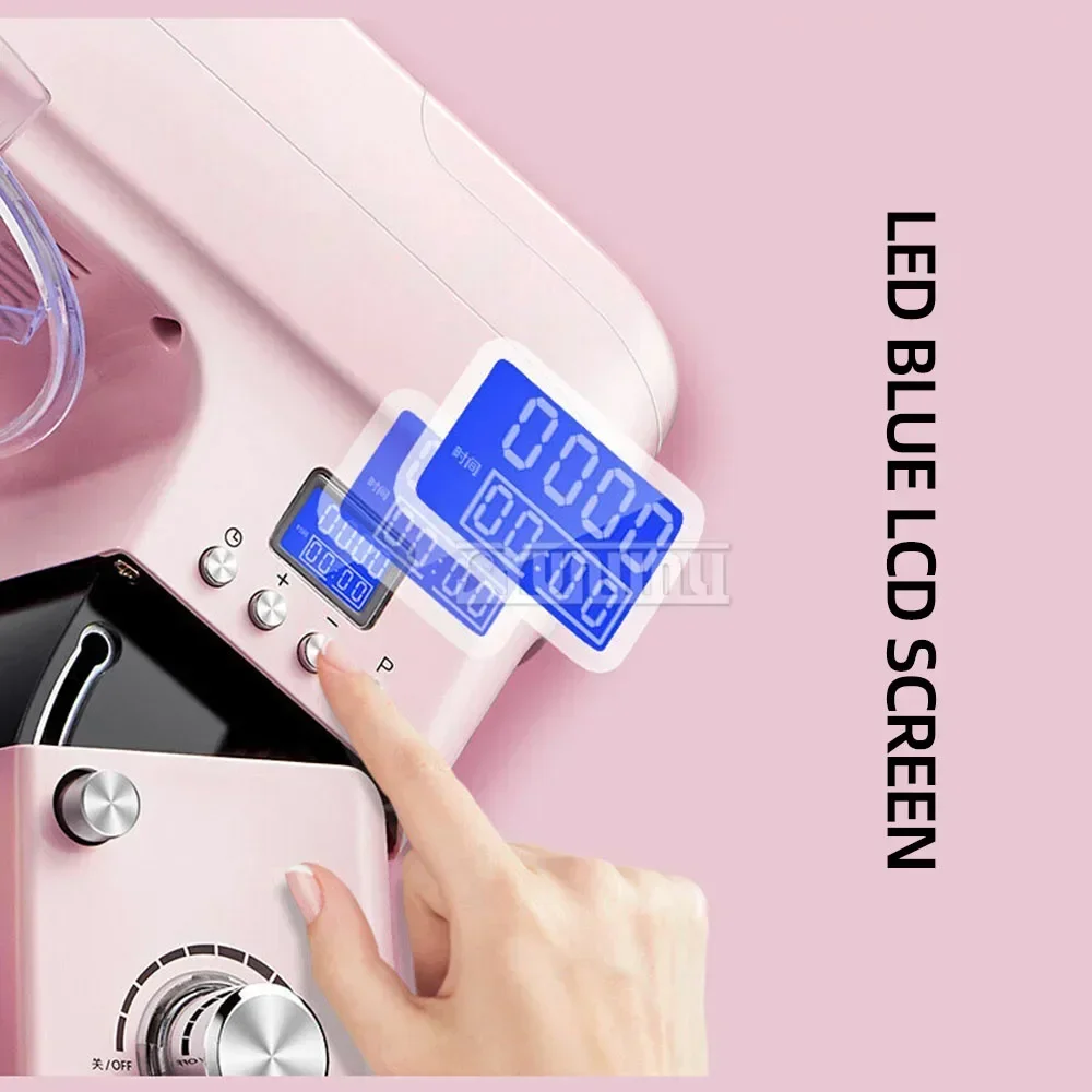 خلاط طعام أوتوماتيكي متعدد الوظائف ، خلاط عجين ، آلة طاه تجارية ، مطبخ منزلي