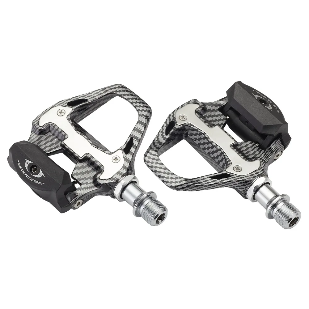 

Road Bike Pedals Self-Locking Saled Bearing Pedals Carbon Fiber Cycle Air Ultralight Professional Bike Pedal For SPDING System