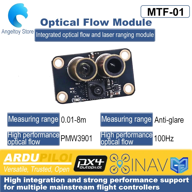 Angeltoy Optical Flow Module  FPV Drone Kit Quadcopter INAV Beatflight PosHold Mavlink  F722 F745 Ardupilot Flight Control