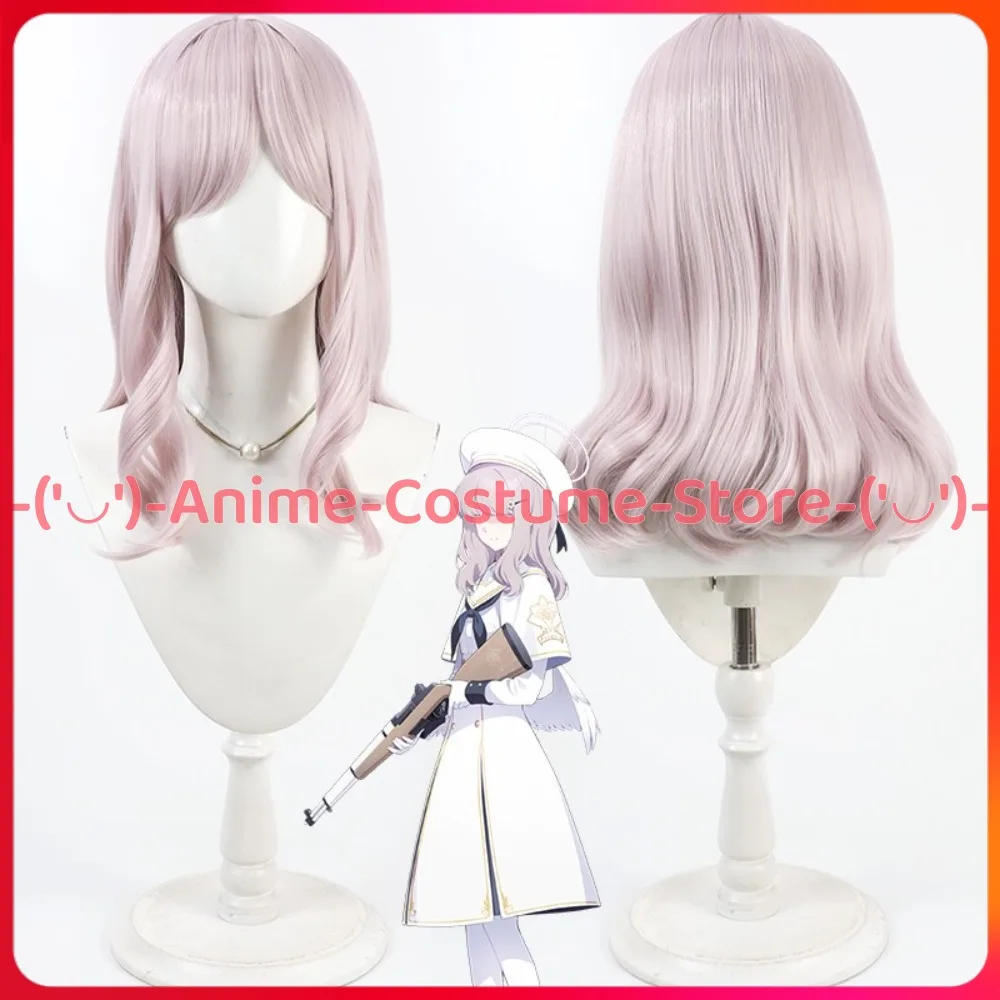 

Blue Archive Tea Party Member A Cosplay Wig NPC Anime Game Character Halloween Carnival Party Wigs Heat Resistant Synthetic Hair