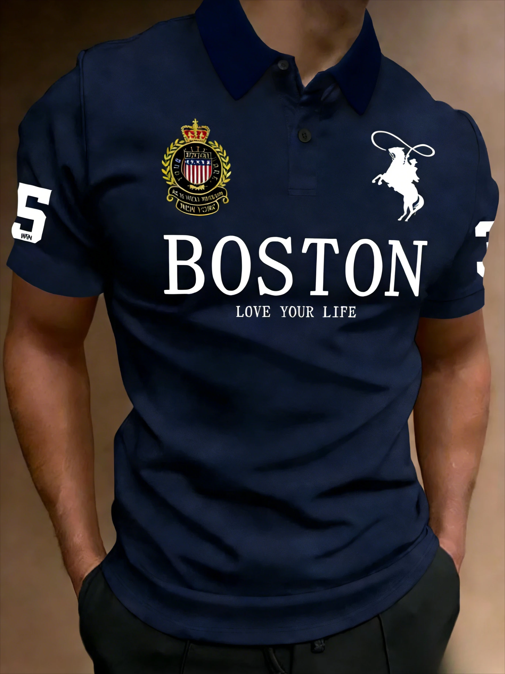 Men's Casual Breathable Business POLO Shirt Boyfriend Style Summer Hip Hop Men Clothing Casual Daily Street Polo Harajuku Y2k