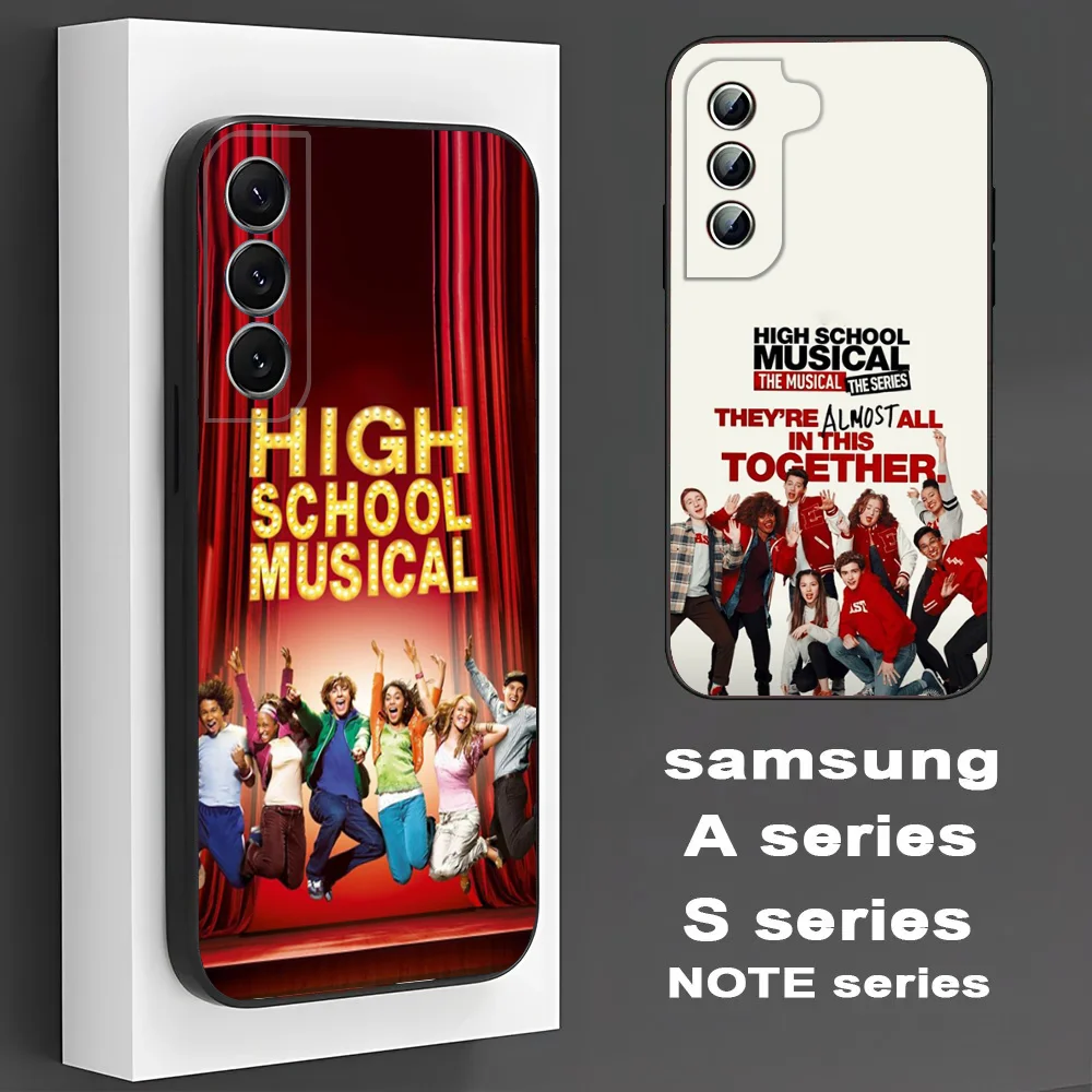 H-High S-School Musical D-disney Phone Case For Samsung Galaxy A52 A12 A51 S21 Edge S22ULTRA S23 S20LITE Plus Ultra Black Cover