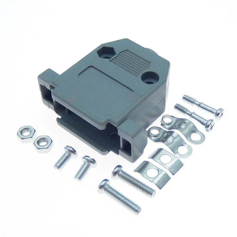 5Pcs Plastic Cover Housing Hood For D-SUB 15 Pin 2 Rows 7W2  3W3 DB26 DB15 Pin male female Serial connector