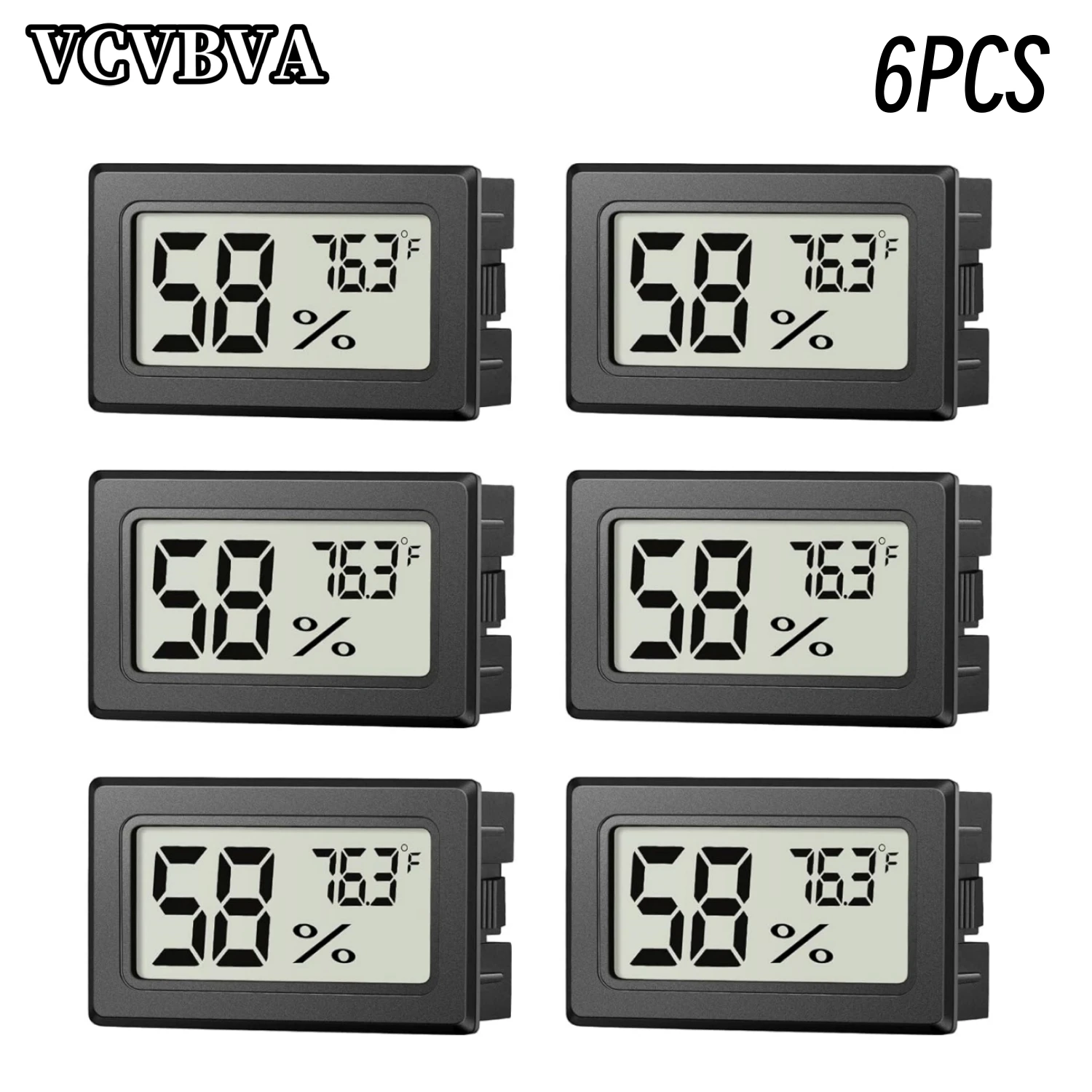 Mini Hygrometer Humidity Meter,Small Digital Thermometer Humidity Gauge Meter, Indoor Thermometer Hygrometer Monitor for Humidor