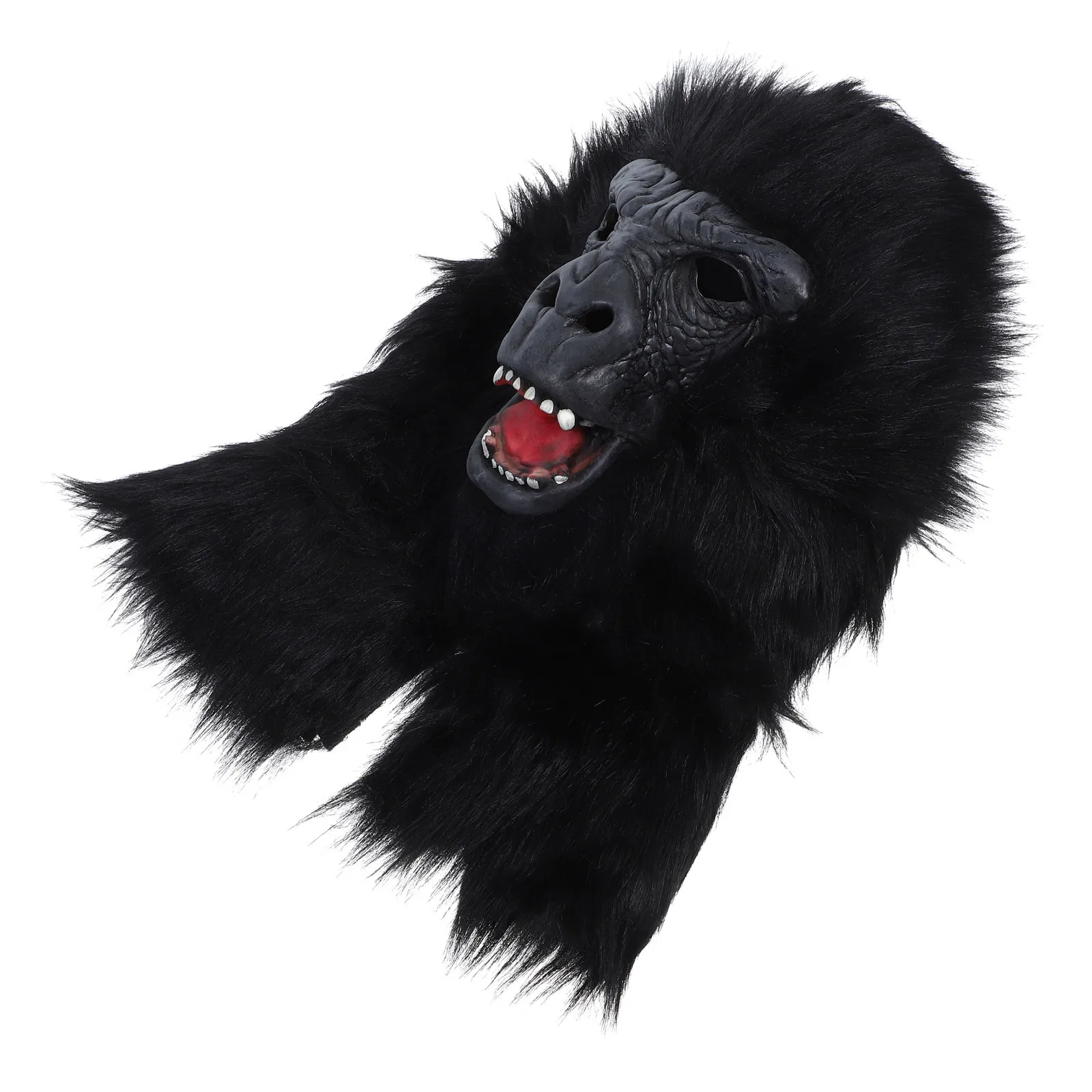 قناع رأس الغوريلا ملحق زي الهالوين لموضوع الكرنفال قناع ديكور الدعامة التأثيرية #5