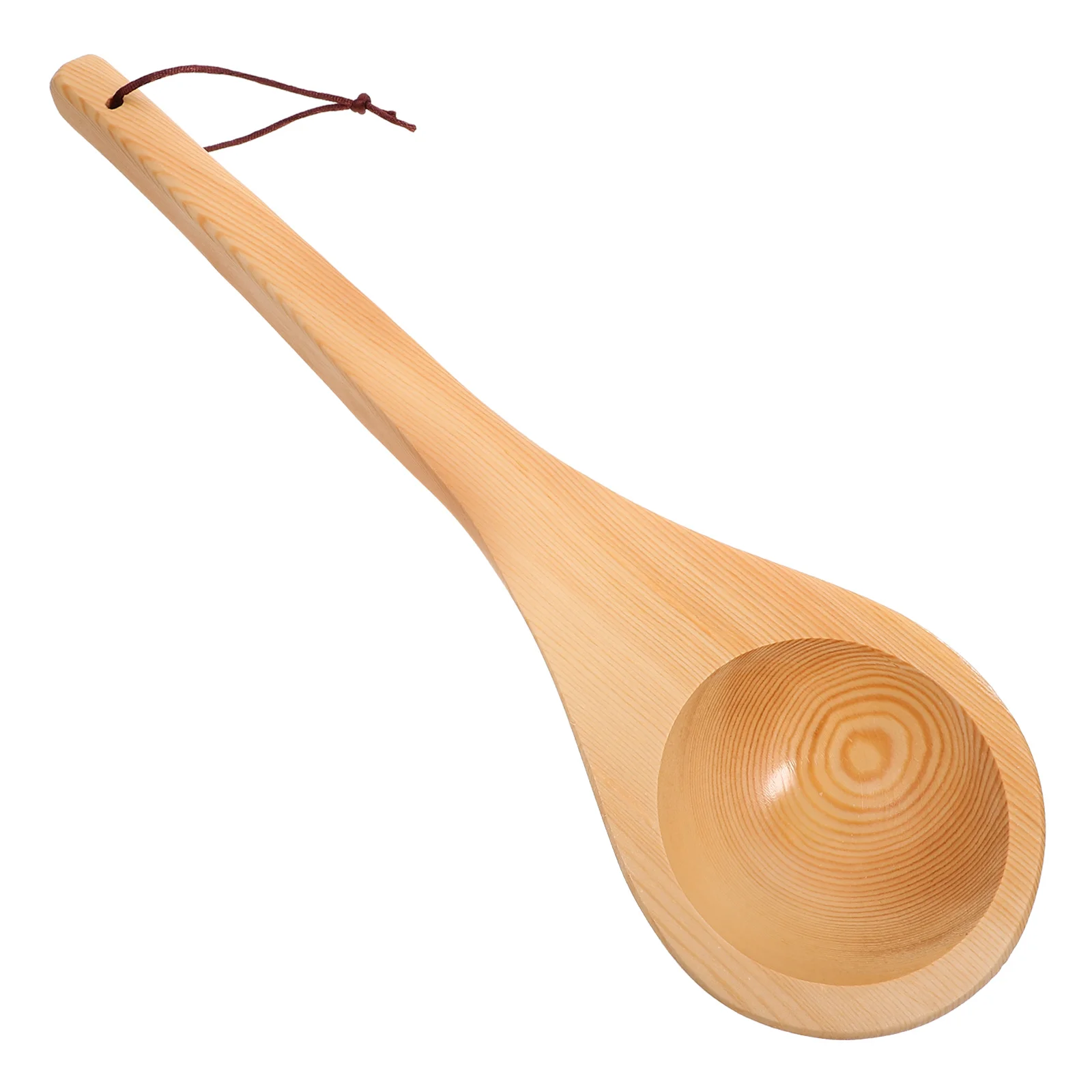 

Wooden Sauna Cloud Fir Long Handle Shower Bath Ladle Water Dipper Home Kitchen Gadget Kitchen Gadgets Practical Tools