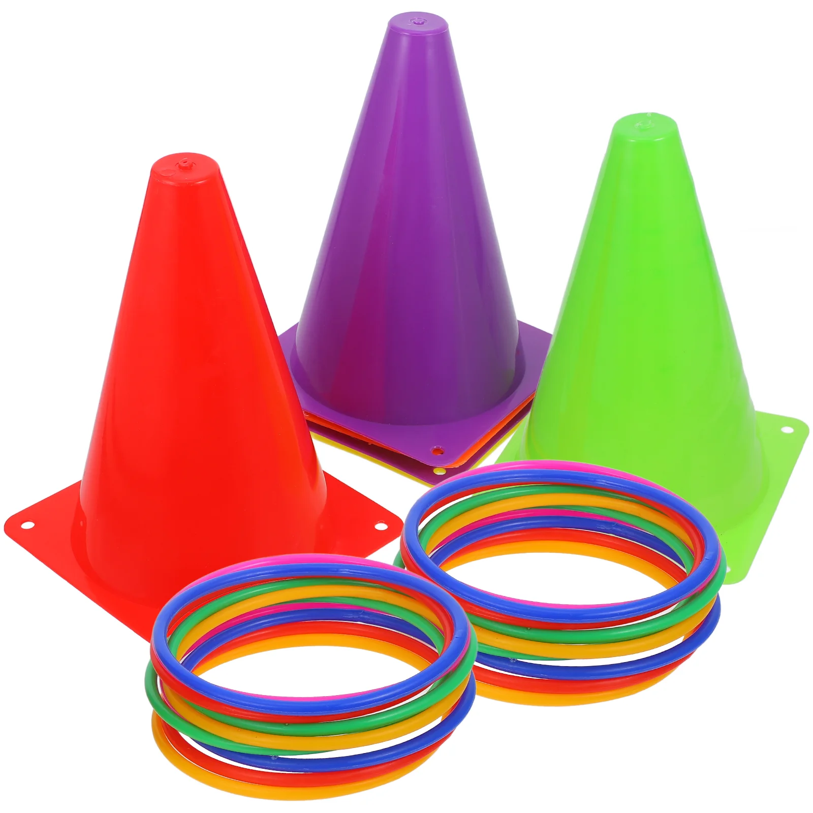 Ice Cream Cone Hoop Sports Training Cones Toss Game Plastic for Football Tossing Tool Soccer Toy